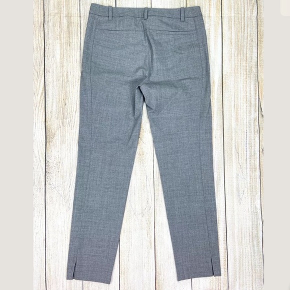 HALSTON HERITAGE Gray Slim Ankle Pants - Picture 5 of 7